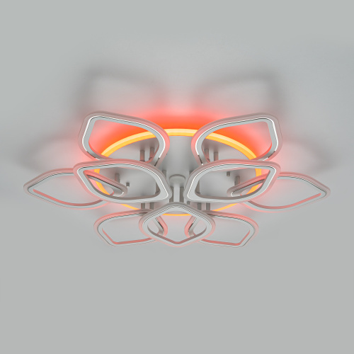 Citilux Ромби Смарт CL236A190E RGB Умная люстра Белая фото 4