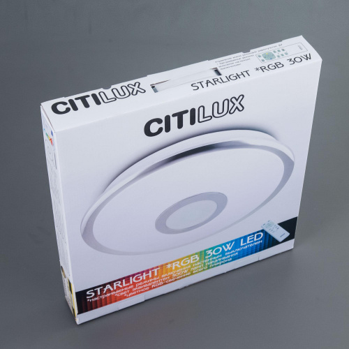 Люстра с пультом Citilux Старлайт CL70333RGB светодиодная Бронза фото 8
