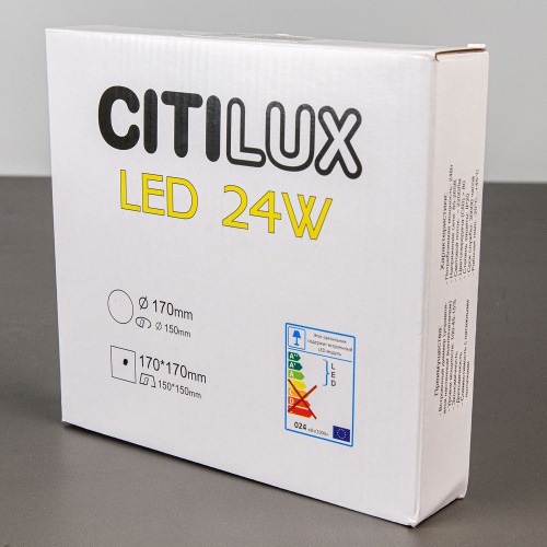 Citilux Вега CLD52K24N LED Встраиваемый светильник с диммером Белый фото 11